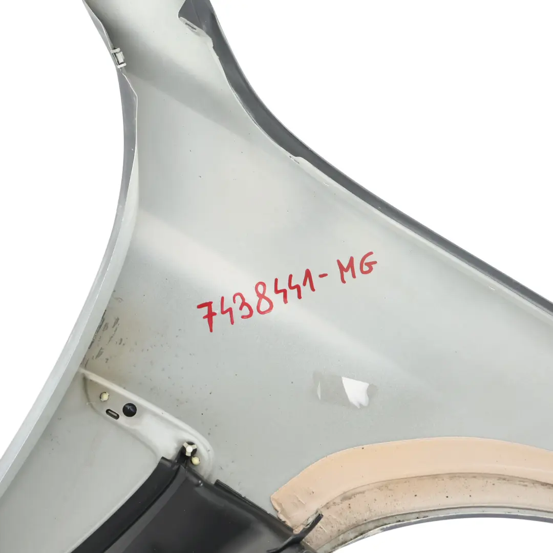 BMW F32 F33 F36 M Sport Side Panel Wing Fender Front Left N/S Mineral Grau - B39 - SKU 7438441-MG - Part number 7438441
