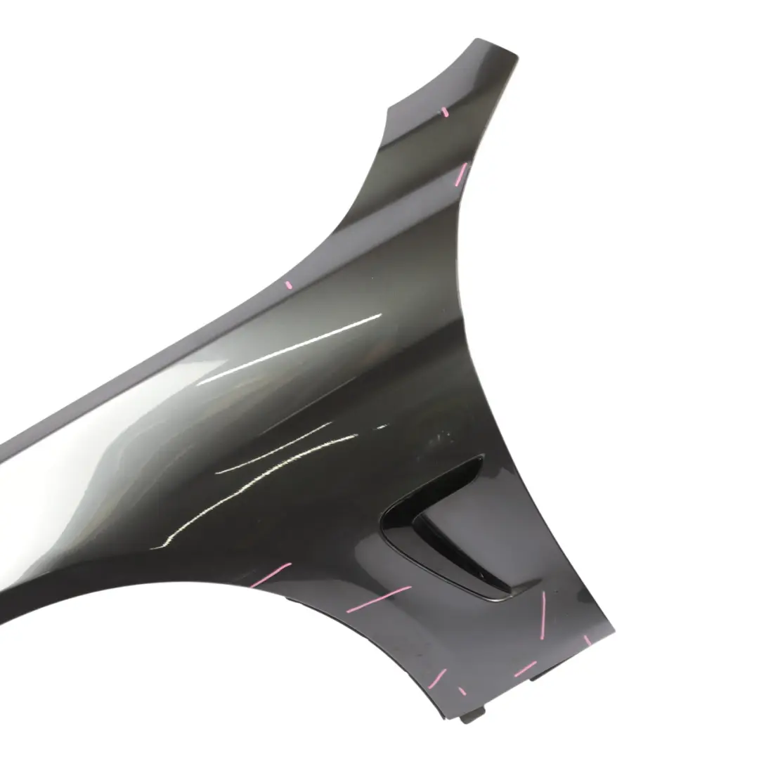 BMW F32 F33 M Sport Side Panel Wing Fender Front Left N/S Mineral Grau Gray B39 - SKU 7438441-MG1 - Part number 7438441
