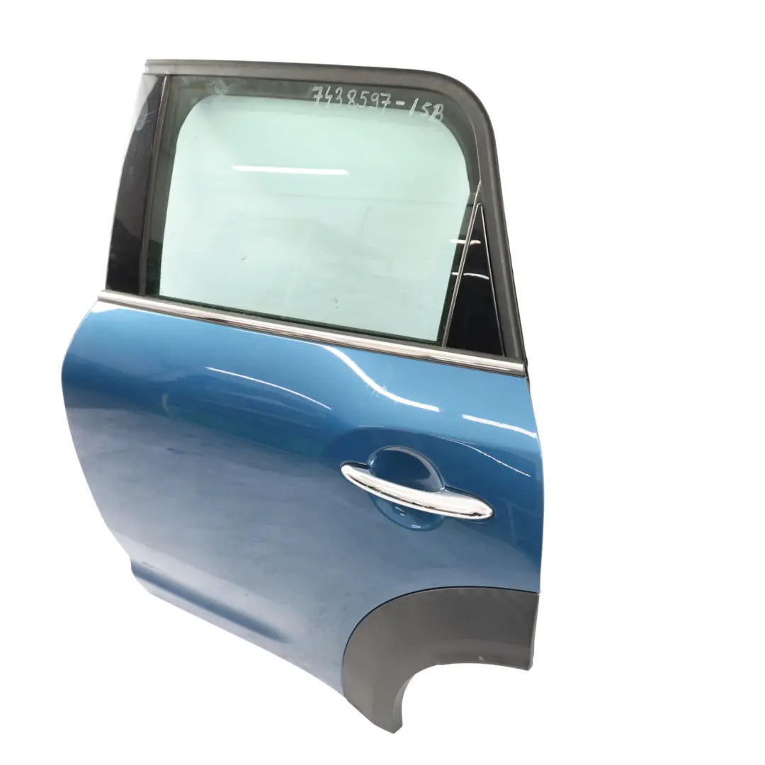 Mini F60 Countryman Rear Door Left N/S Island Blue Metallic - C2M - SKU 7438597-ISB - Part number 7438597