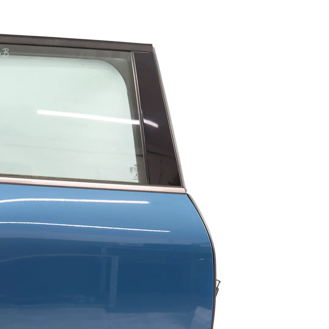 Door Right O/S Island Blue Metallic C2M to Mini F60 Countryman Rear with Part number 7438598 Mini F60 Countryman Rear Door Right O/S Island Blue Metallic C2M - SKU 7438598-ISB - Part number 7438598