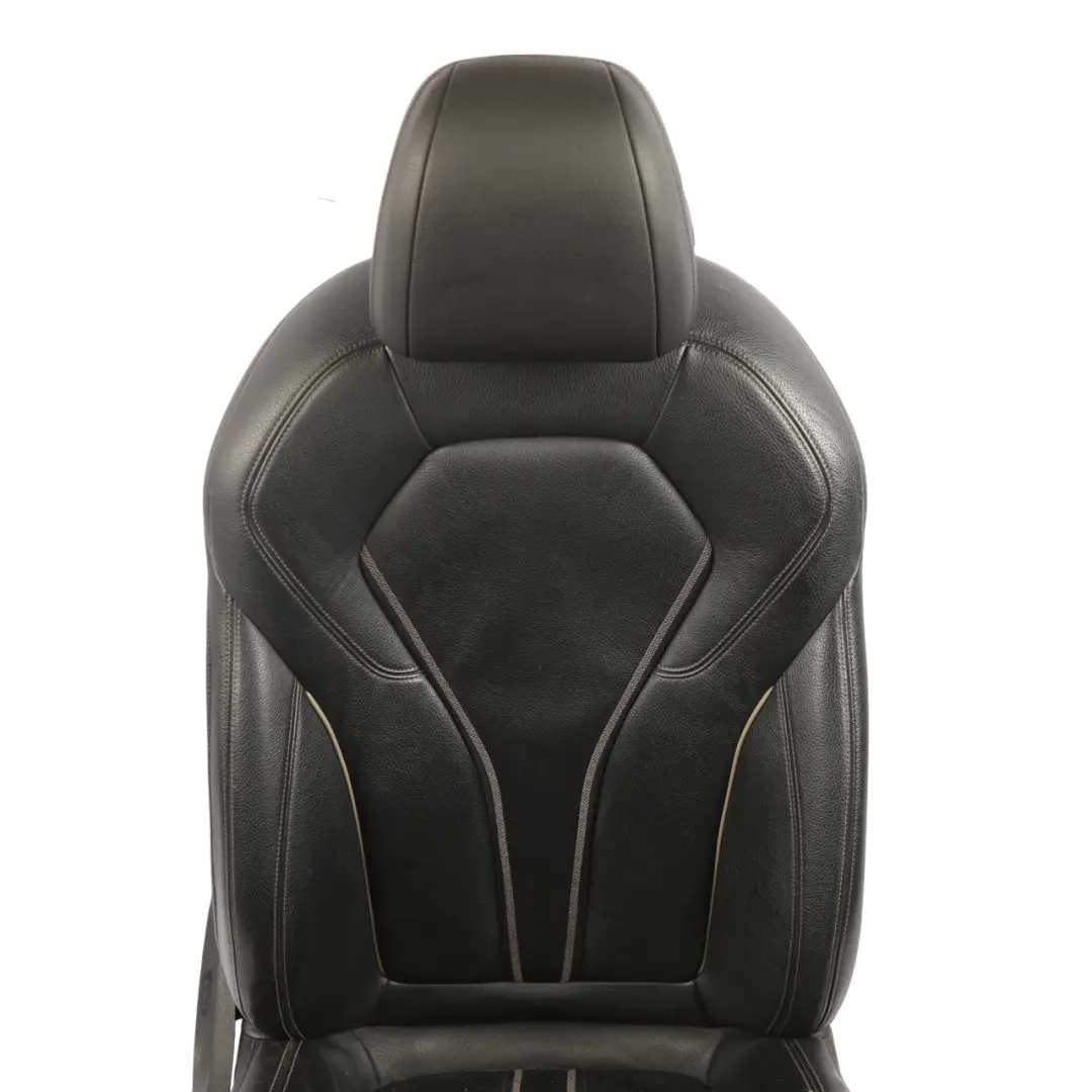 Fotel Prawy Przód Skóra Dakota Czarna do BMW G30 G31 o numerze 7457708 BMW G30 G31 Fotel Prawy Przód Skóra Dakota Czarna - SKU 7457708-3 - Numer Części 7457708