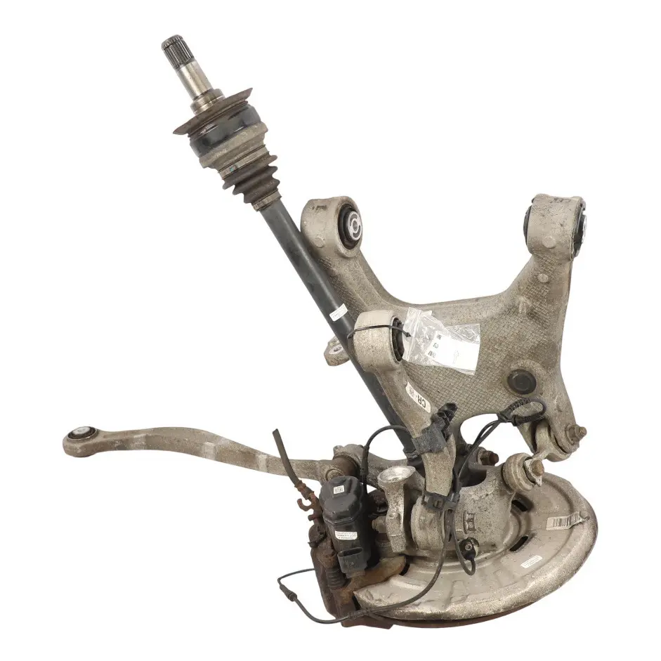BMW F10 535i N55 Rear Right O/S Leg Suspension Axle Brake Disc Hub Set