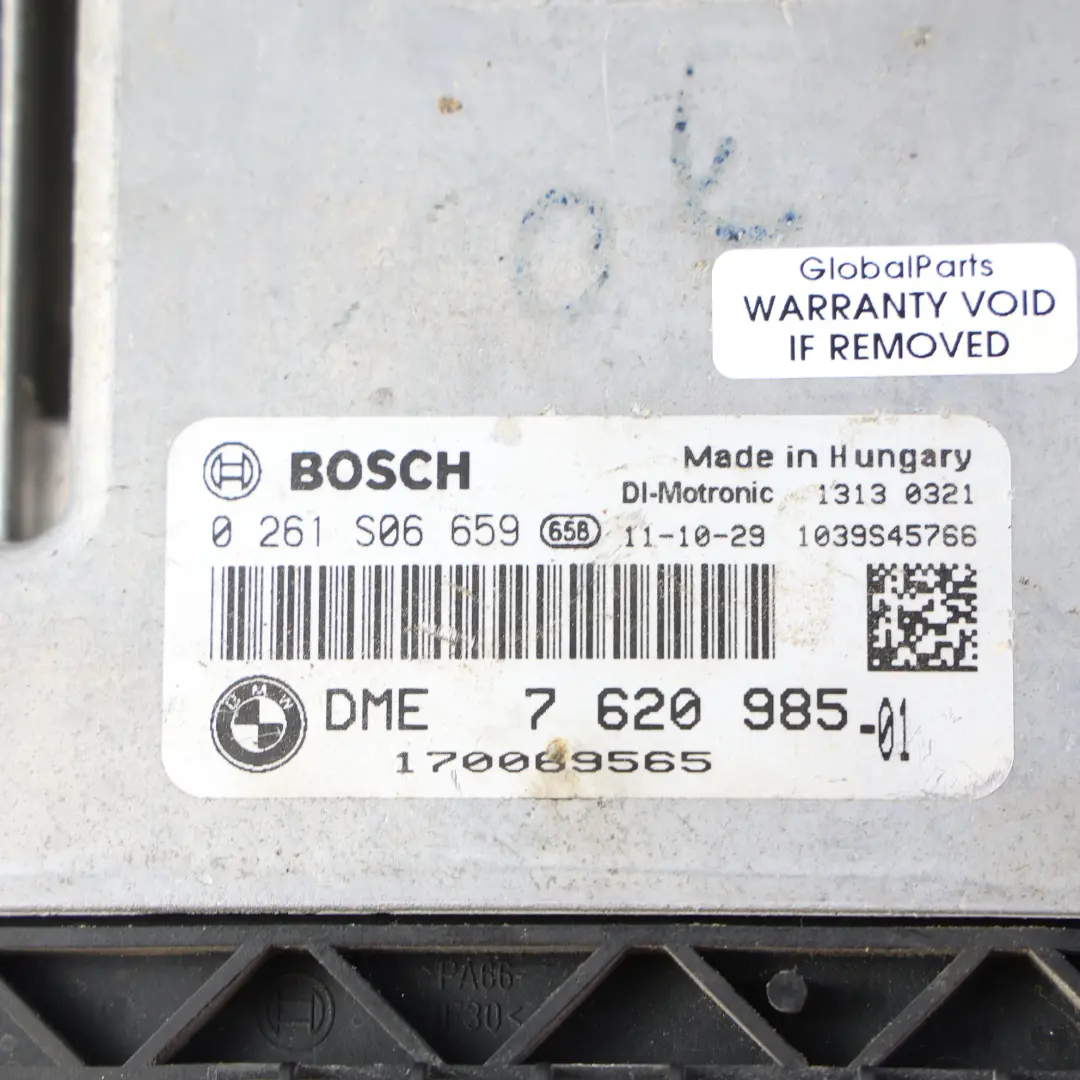 Mini R58 Cooper S N18 1.6 184HP ECU Kit Unit DME CAS3 + Key Manual - SKU 7620985-8 - Part number 7620985