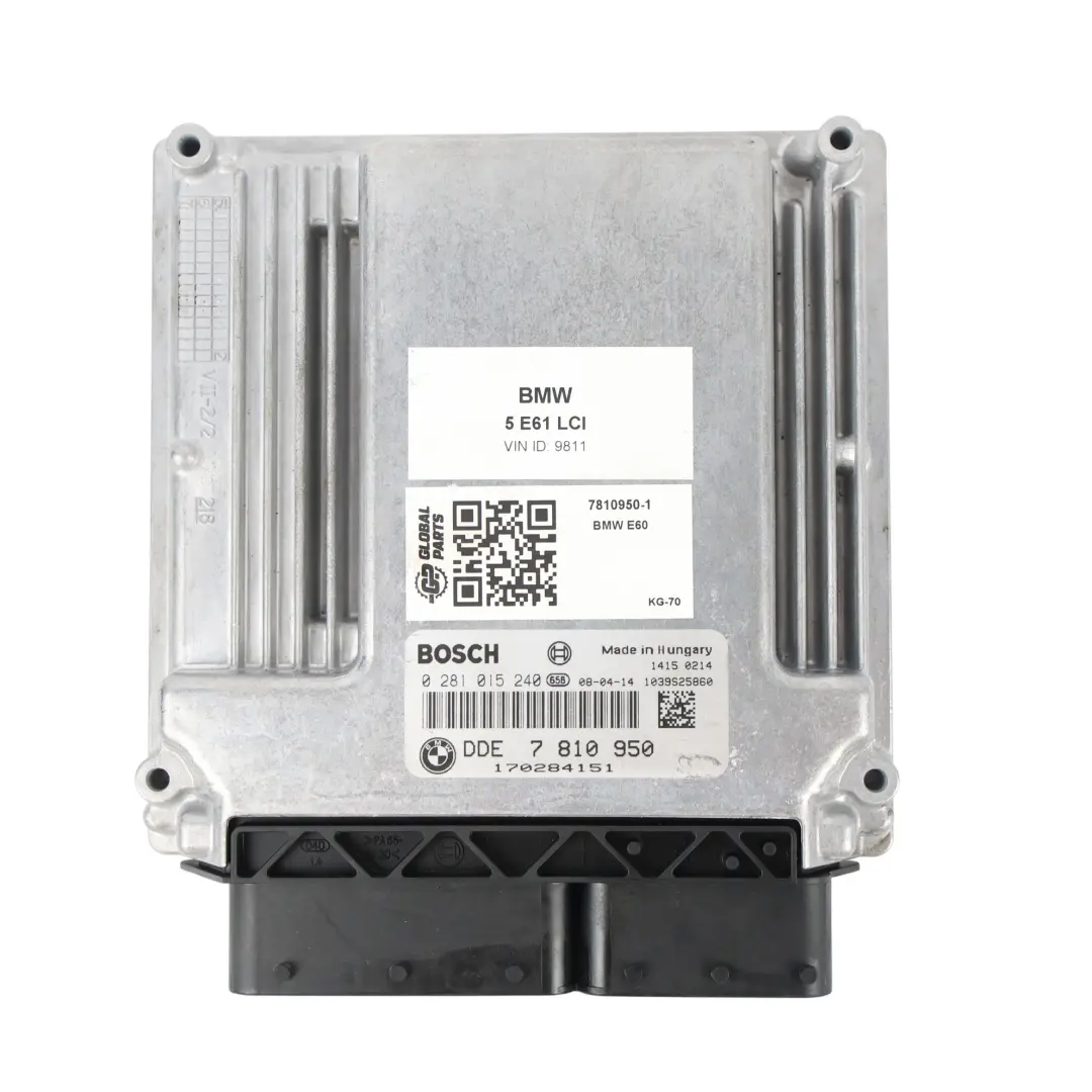 BMW E60 E61 LCI 530d M57N2 235HP ECU Motore DDE CAS3 Automatico - SKU 7810950-1 - Numero di parte 7810950