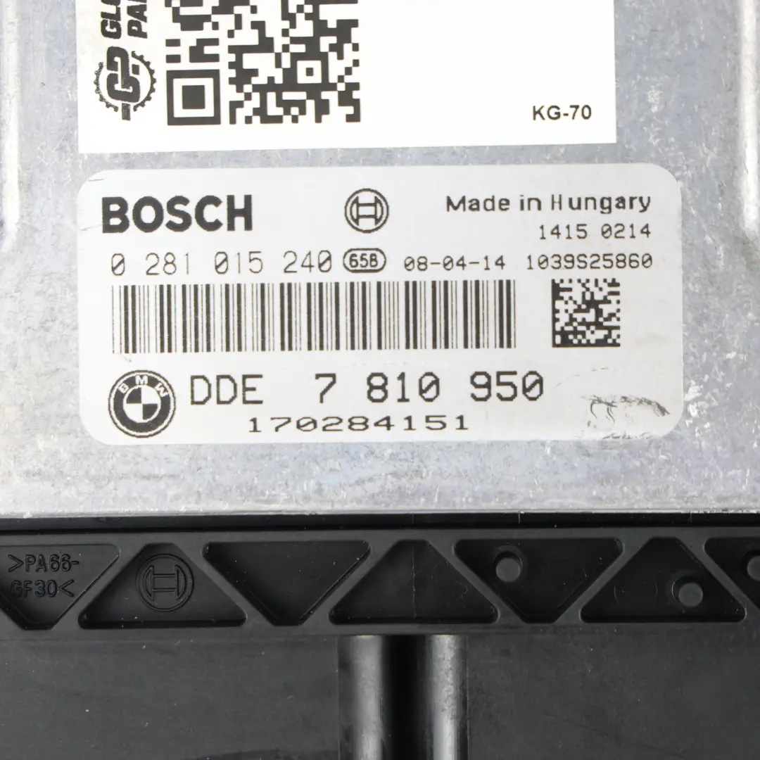 BMW E60 E61 LCI 530d M57N2 Zestaw ECU DDE CAS3 + Kluczyk Automat - SKU 7810950-1 - Numer Części 7810950