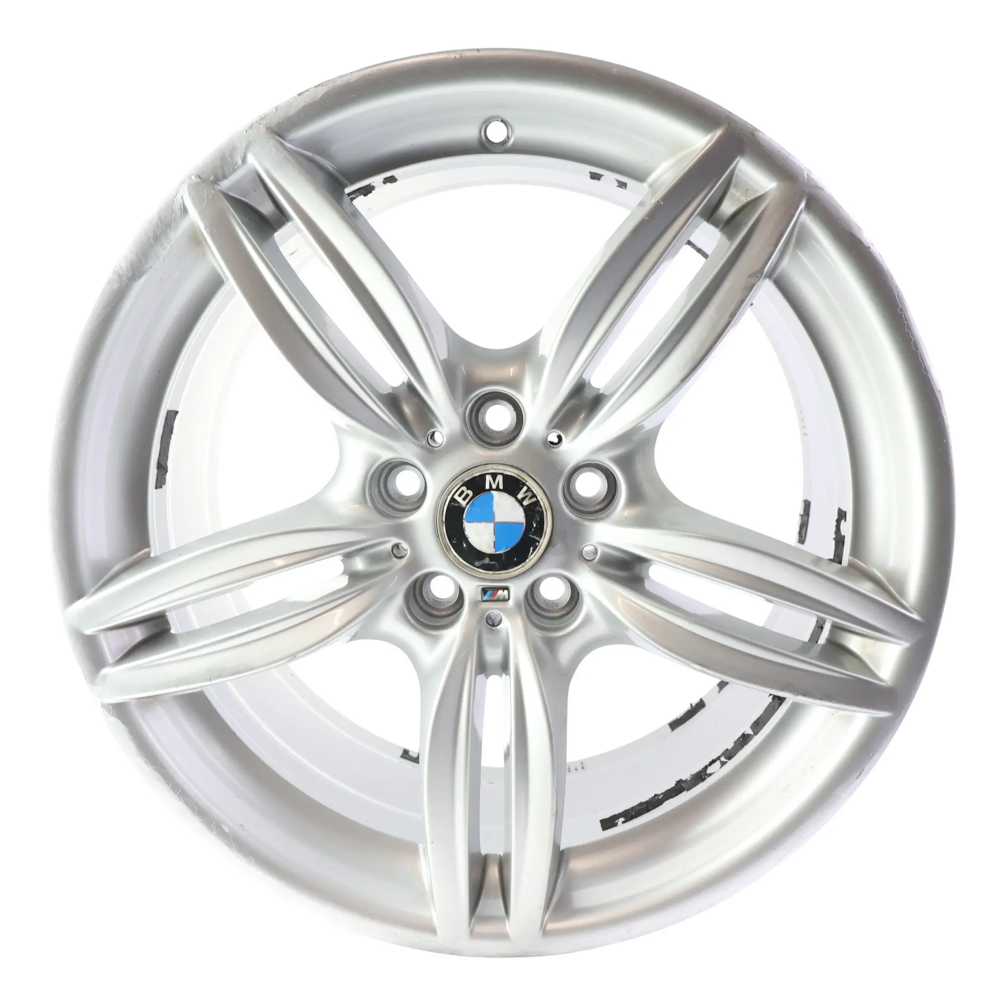 BMW F10 F12 Silver Rear Wheel Alloy Rim M Double Spoke 351 9J 19" ET:44 7842653