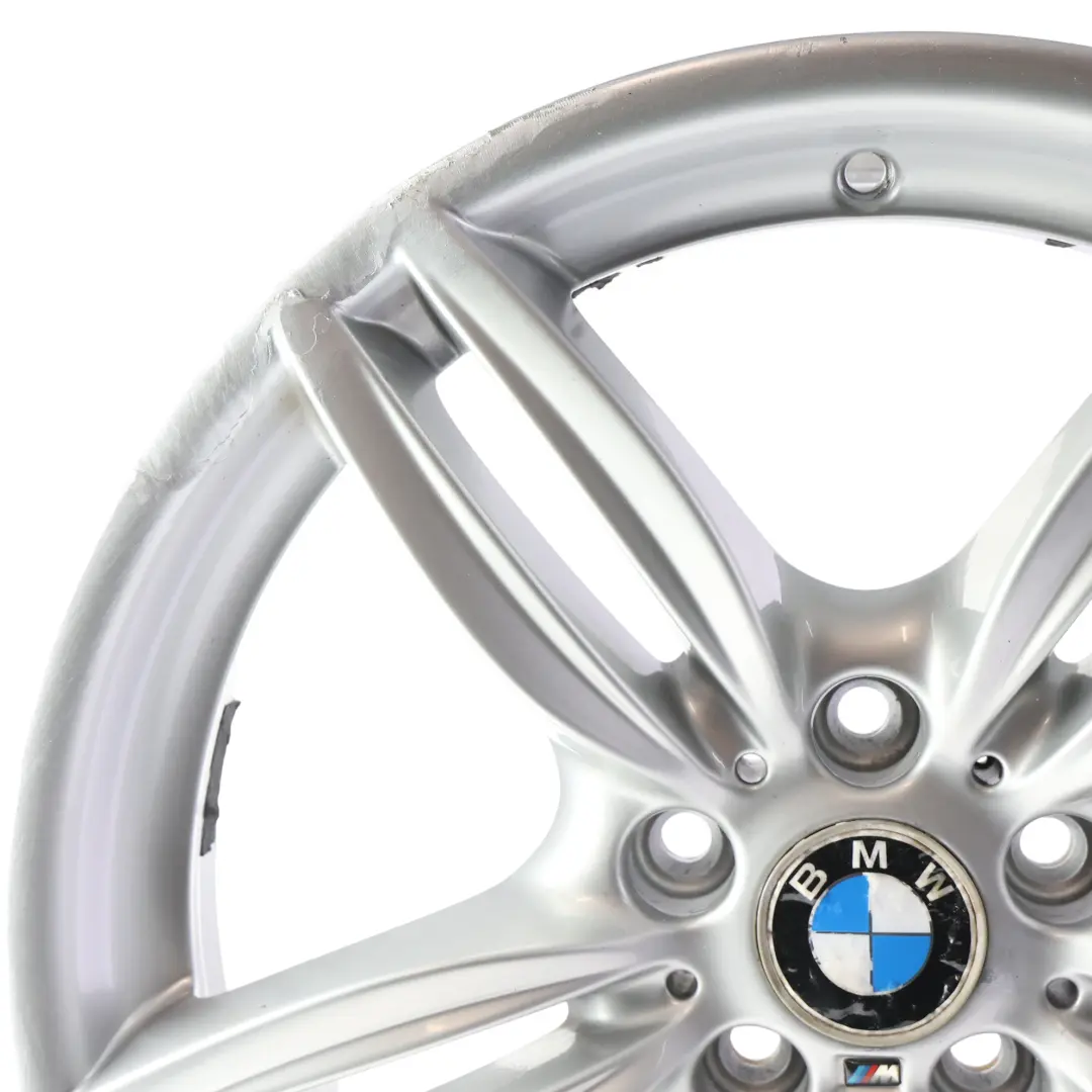 BMW F10 F12 Silver Rear Wheel Alloy Rim M Double Spoke 351 9J 19" ET:44 - SKU 7842653-10 - Part number 7842653