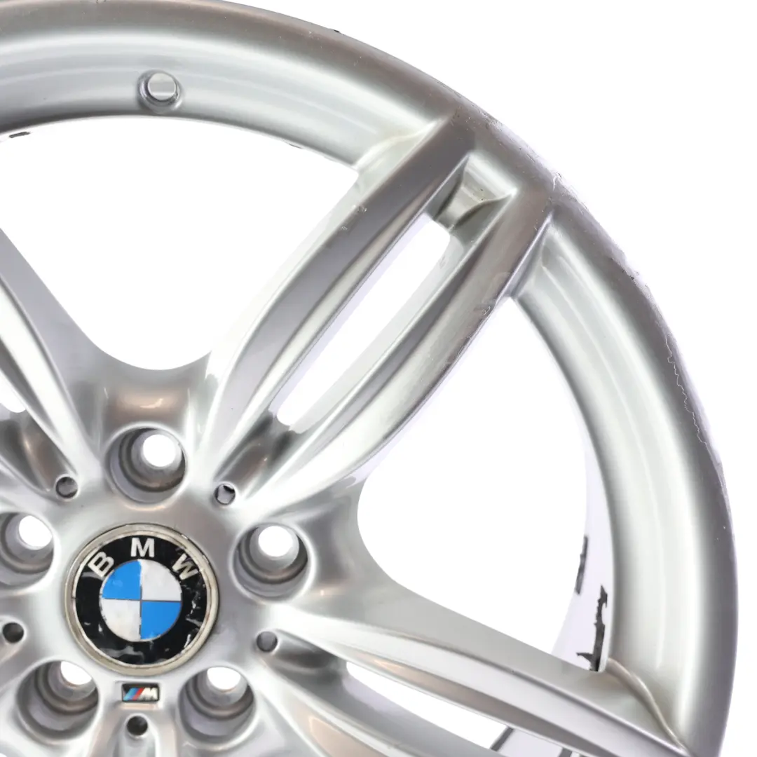 BMW F10 F12 Silver Rear Wheel Alloy Rim M Double Spoke 351 9J 19" ET:44 - SKU 7842653-10 - Part number 7842653