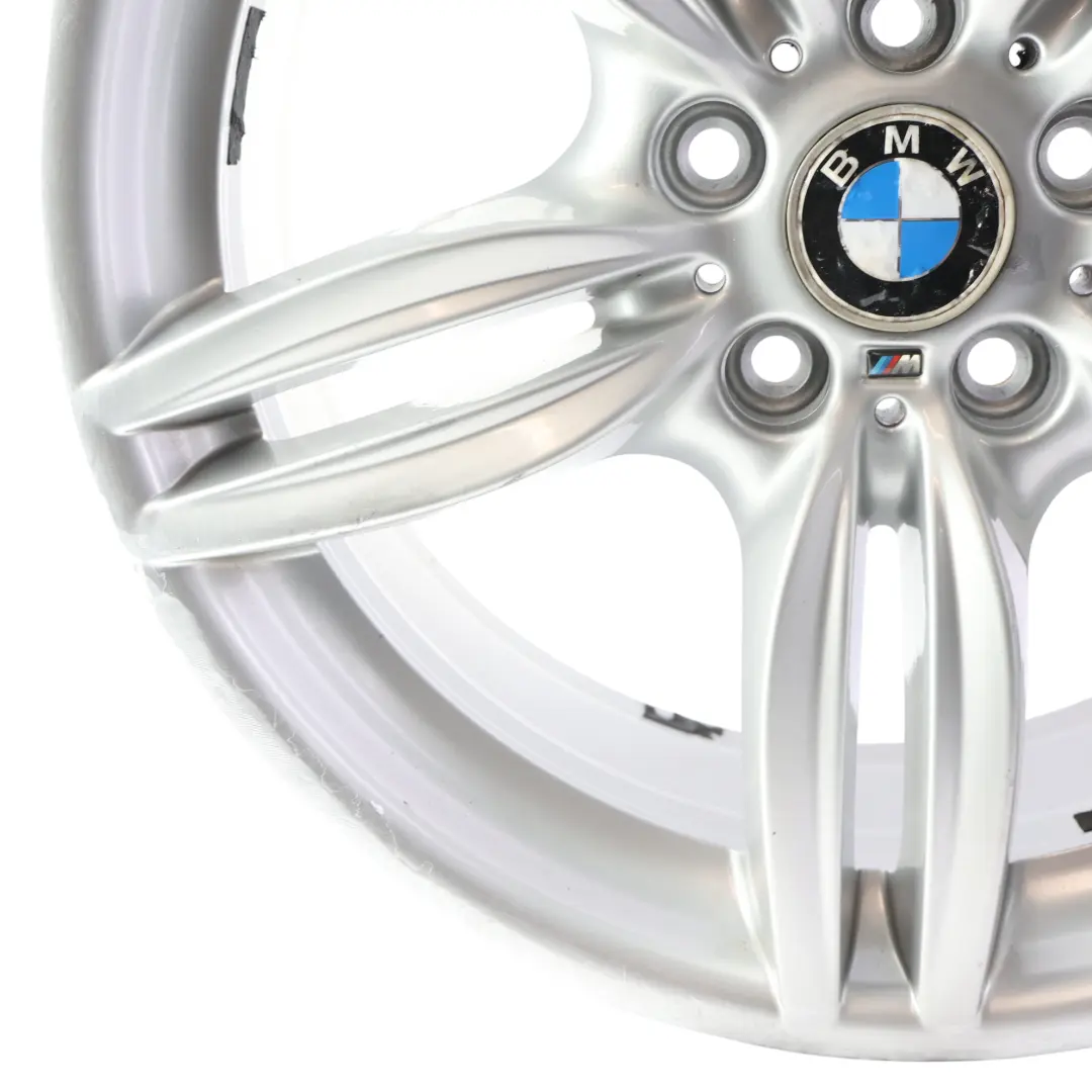Alloy Rim M Double Spoke 351 9J 19" ET:44 to BMW F10 F12 Silver Rear Wheel with Part number 7842653 BMW F10 F12 Silver Rear Wheel Alloy Rim M Double Spoke 351 9J 19" ET:44 - SKU 7842653-10 - Part number 7842653
