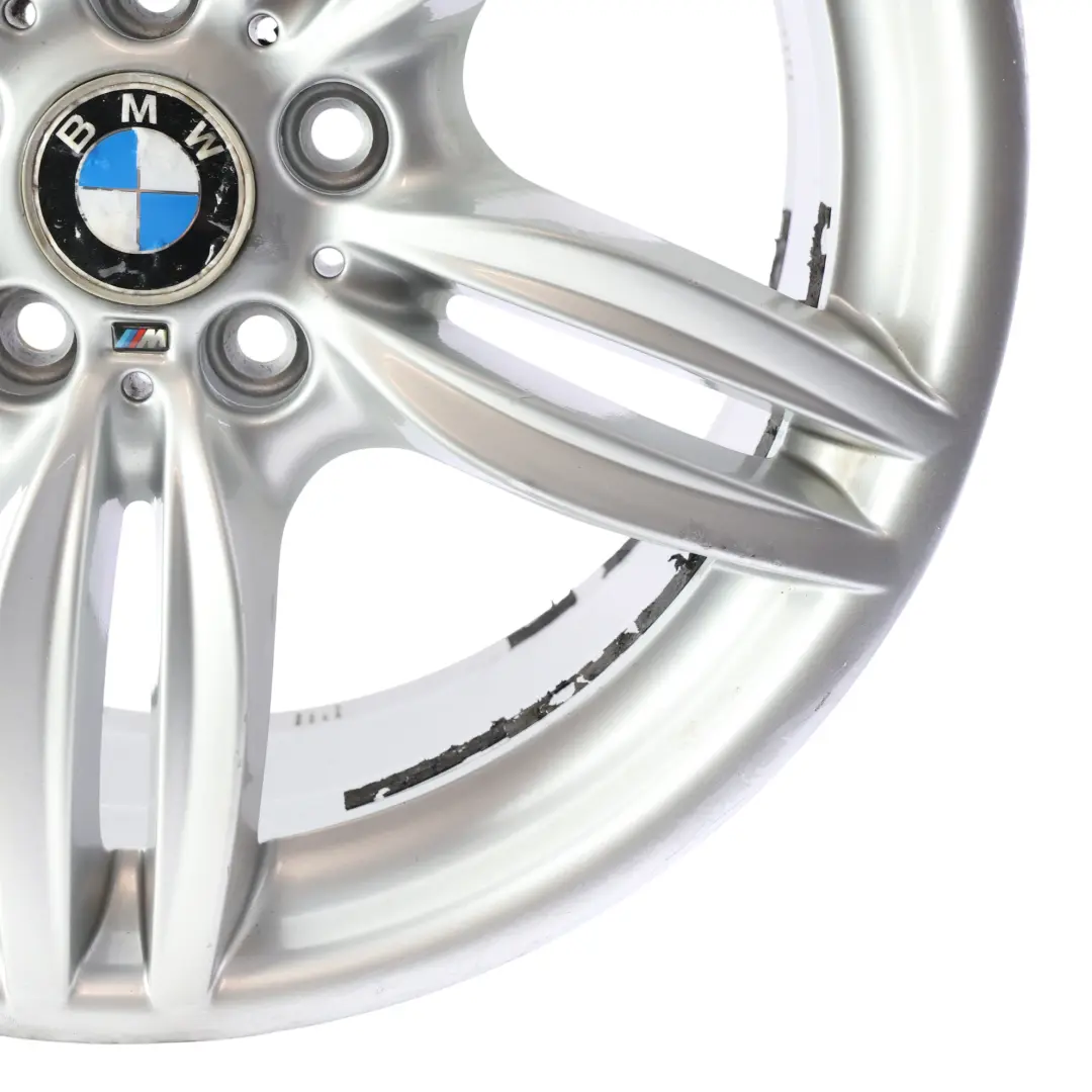 BMW F10 F12 Silver Rear Wheel Alloy Rim M Double Spoke 351 9J 19" ET:44 - SKU 7842653-10 - Part number 7842653
