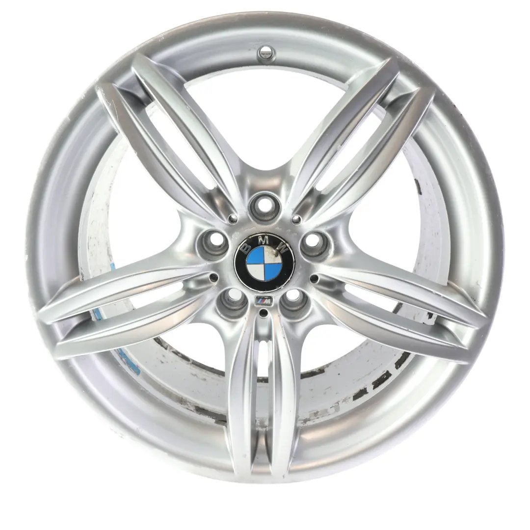 BMW F10 F12 llanta trasera aleación plata M doble radio 351 9J 19 "ET:44 - SKU 7842653-3 - Número de pieza 7842653