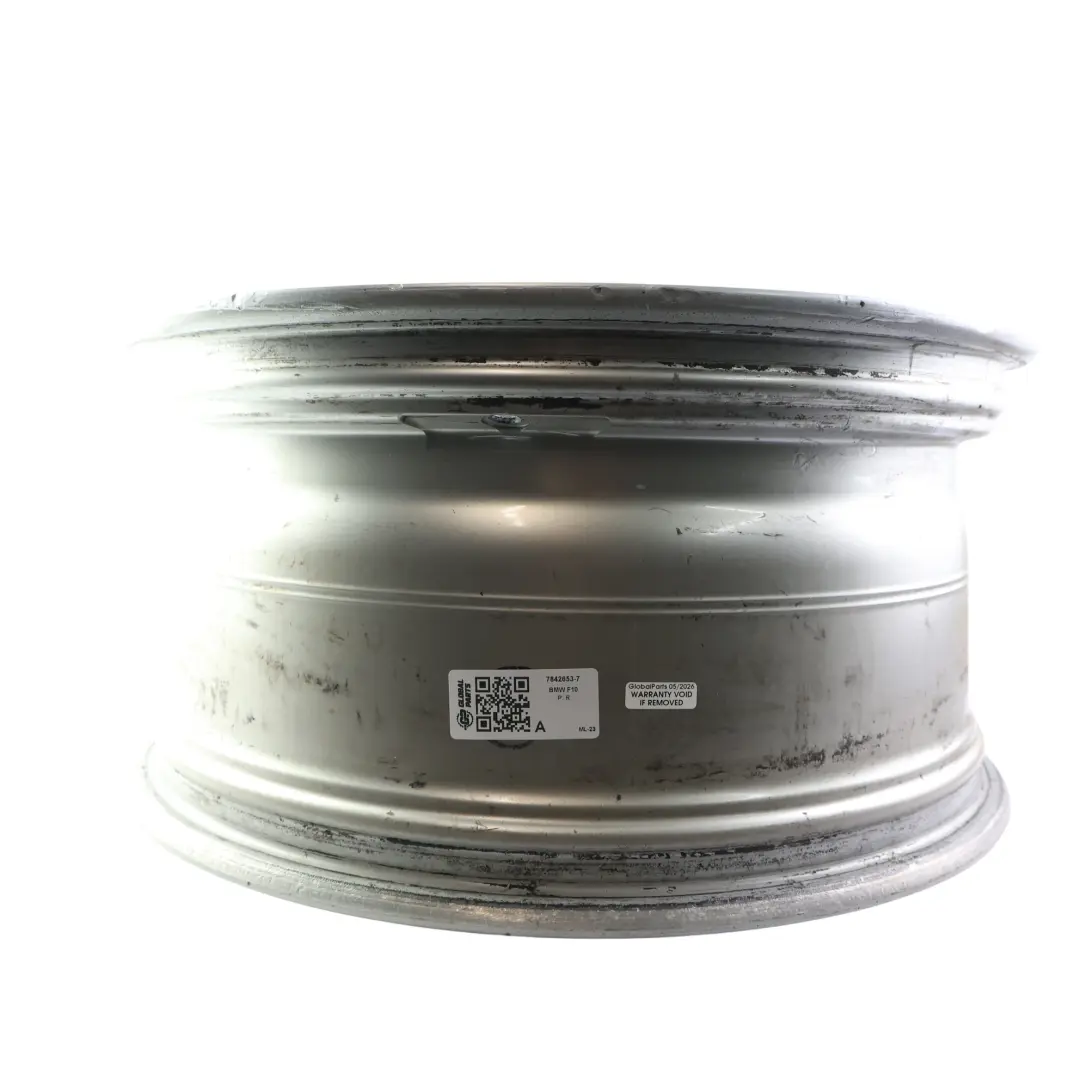 Llanta Trasera Plateada 9J 19" ET:44 para BMW F10 F12 con número de pieza 7842653 BMW F10 F12 Llanta Trasera Plateada 9J 19" ET:44 - SKU 7842653-7 - Número de pieza 7842653