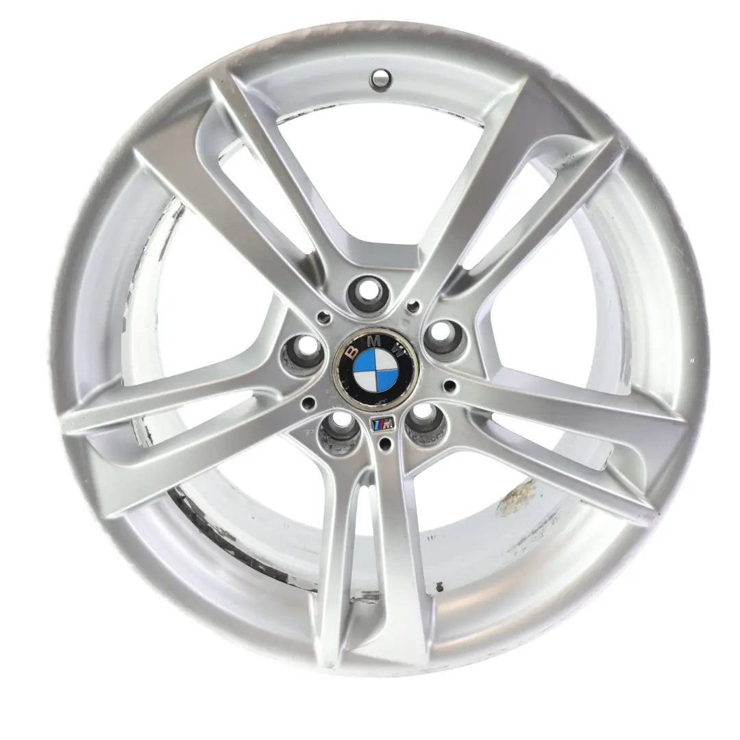 Front Alloy Wheel Rim Silver 19" M Double Spoke 369 8,5J ET:38 to BMW F25 with Part number 7844250 BMW F25 Front Alloy Wheel Rim Silver 19" M Double Spoke 369 8,5J ET:38 - SKU 7844250-9 - Part number 7844250