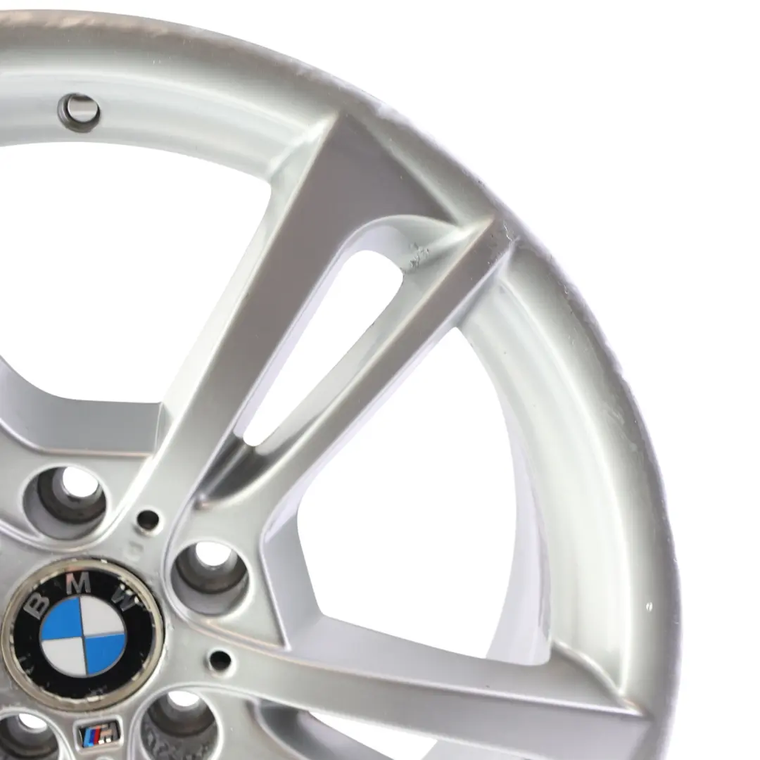 BMW F25 Front Alloy Wheel Rim Silver 19" M Double Spoke 369 8,5J ET:38 - SKU 7844250-9 - Part number 7844250