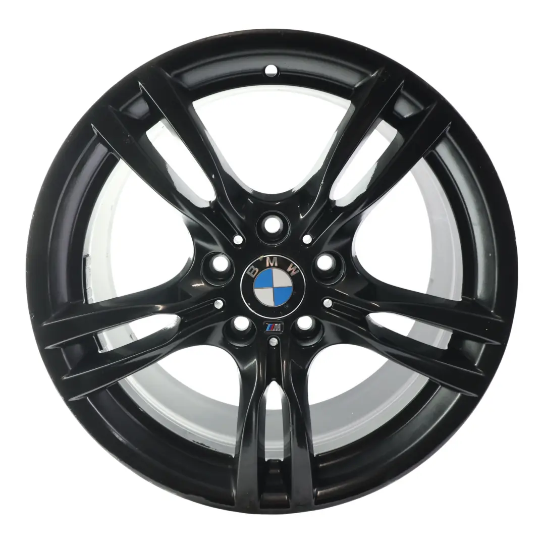 BMW F30 F31 Llanta aleación negra trasera 18" 8,5J ET:47 M Star Spoke 400 - SKU 7845881-3 - Número de pieza 7845881