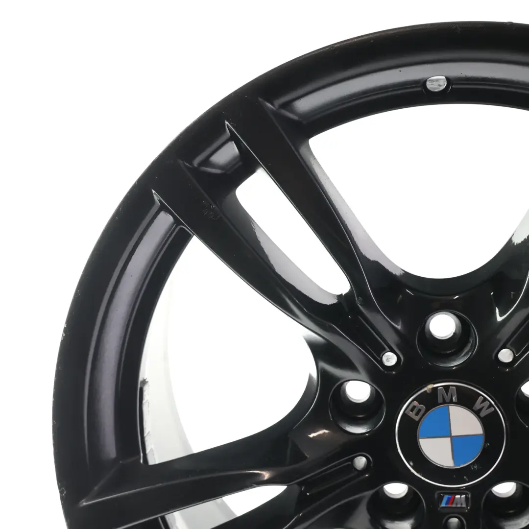 BMW F30 F31 Cerchio In Lega Posteriore Nero 18" 8,5J Et:47 M Star Spoke - SKU 7845881-3 - Numero di parte 7845881