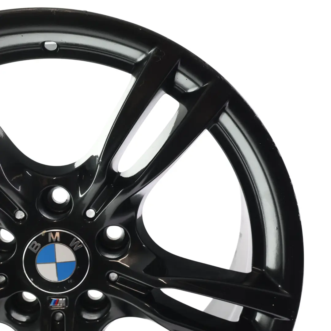 Cerchio In Lega Posteriore Nero 18" 8,5J Et:47 M Star Spoke per BMW F30 F31 con numero di parte 7845881 BMW F30 F31 Cerchio In Lega Posteriore Nero 18" 8,5J Et:47 M Star Spoke - SKU 7845881-3 - Numero di parte 7845881