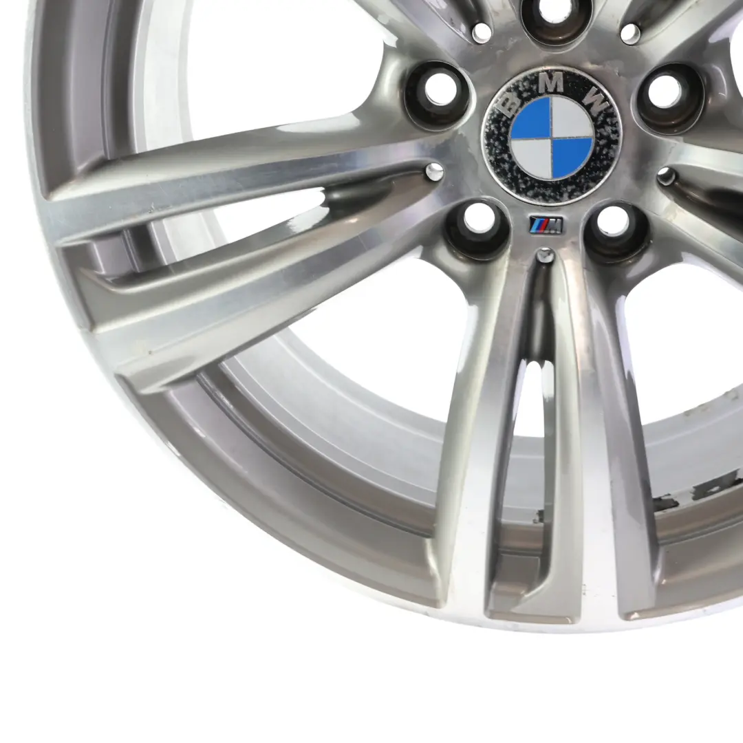 BMW F30 F31 F32 Rear Alloy Wheel Rim 19" 8,5J ET:47 M Double Spoke 442 - SKU 7846781-4 - Part number 7846781