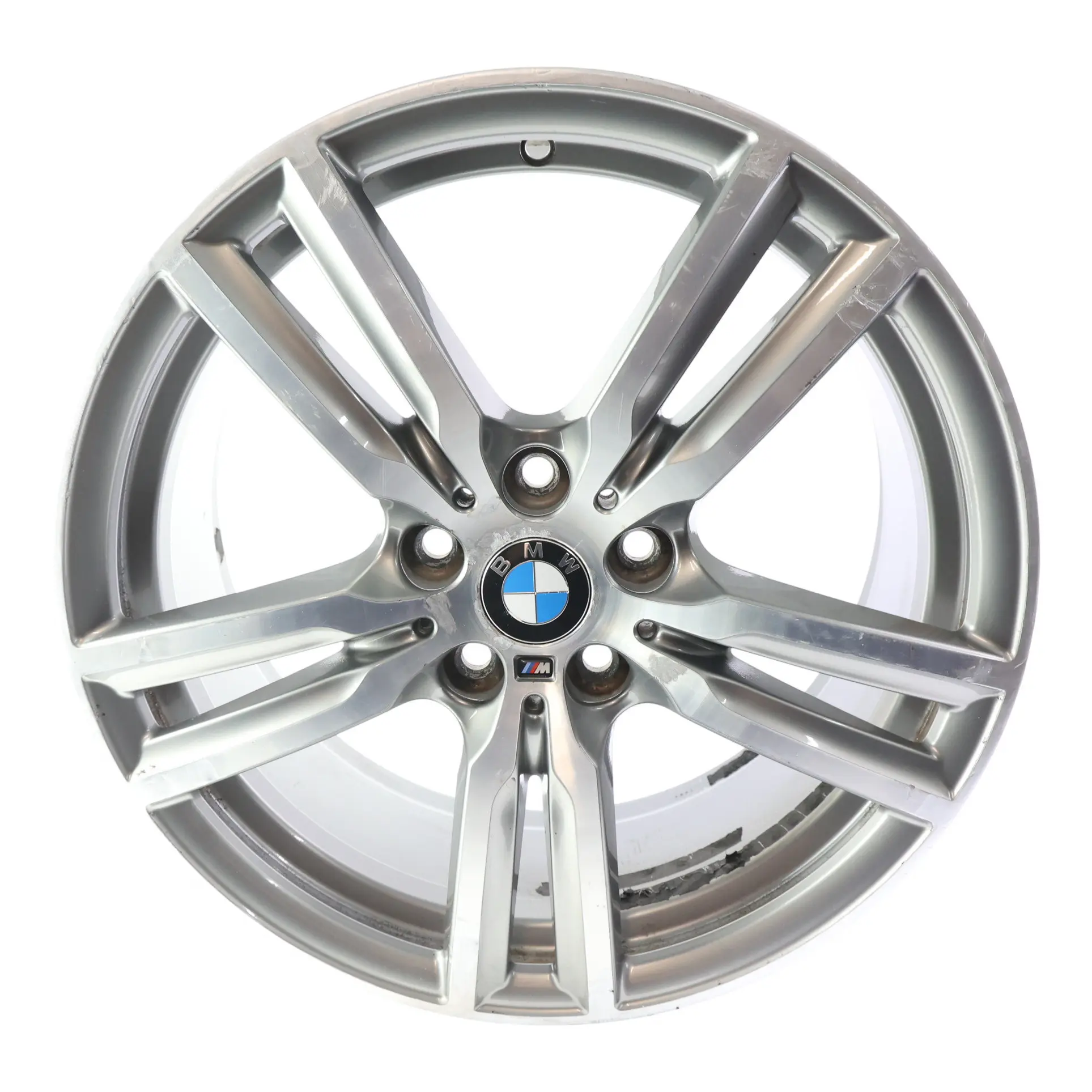 Llanta aleación BMW F45 F46 Gris Férrico 18" M Doble Radio 486 ET:57 8J 7848602