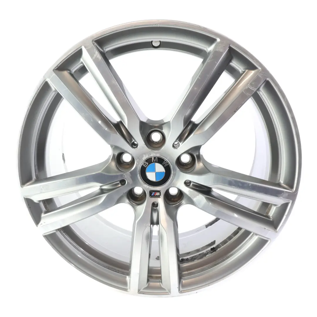 BMW F45 F46 Wheel Rim Ferric Grey Alloy 18" M Double Spoke 486 ET:57 8J - SKU 7848602-2 - Part number 7848602