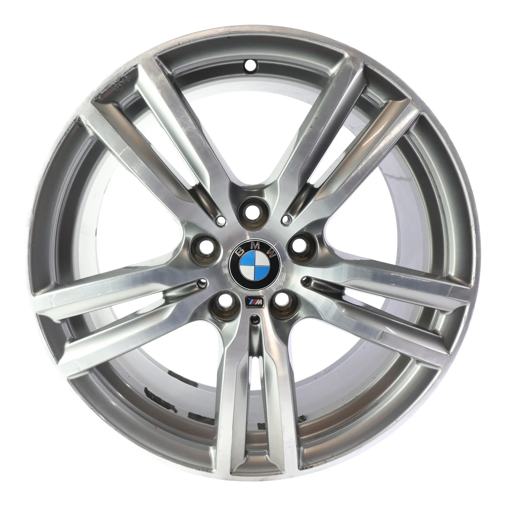 BMW F45 F46 Llanta Aleación Gris Férrico 18" 8J ET:57 M Doble Radio 486 7848602