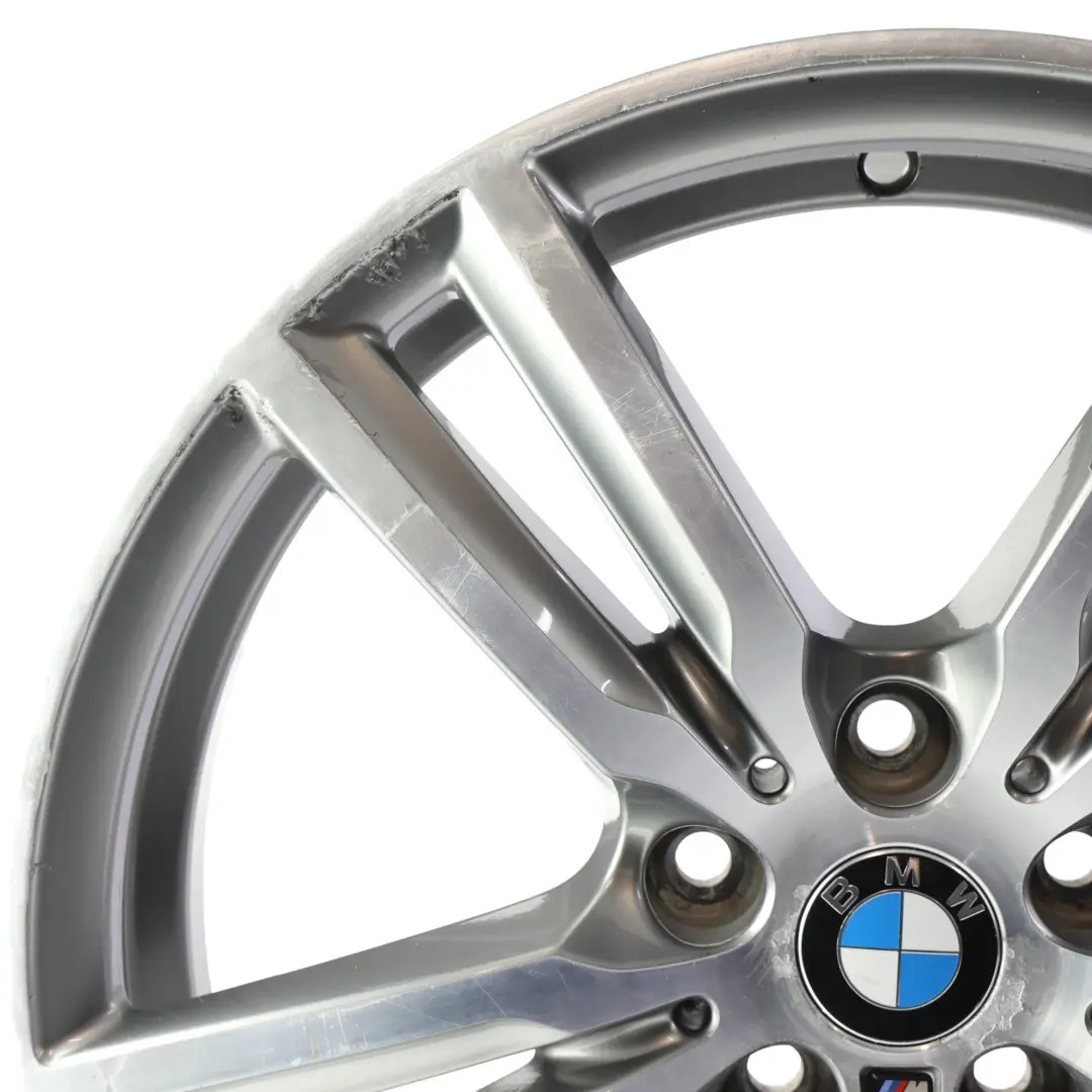 Felge Ferric Grau 18" 8J ET:57 M Doppelspeiche 486 für BMW F45 F46 mit Teilenummer 7848602 BMW F45 F46 Felge Ferric Grau 18" 8J ET:57 M Doppelspeiche 486 - SKU 7848602-4 - Teilenummer 7848602