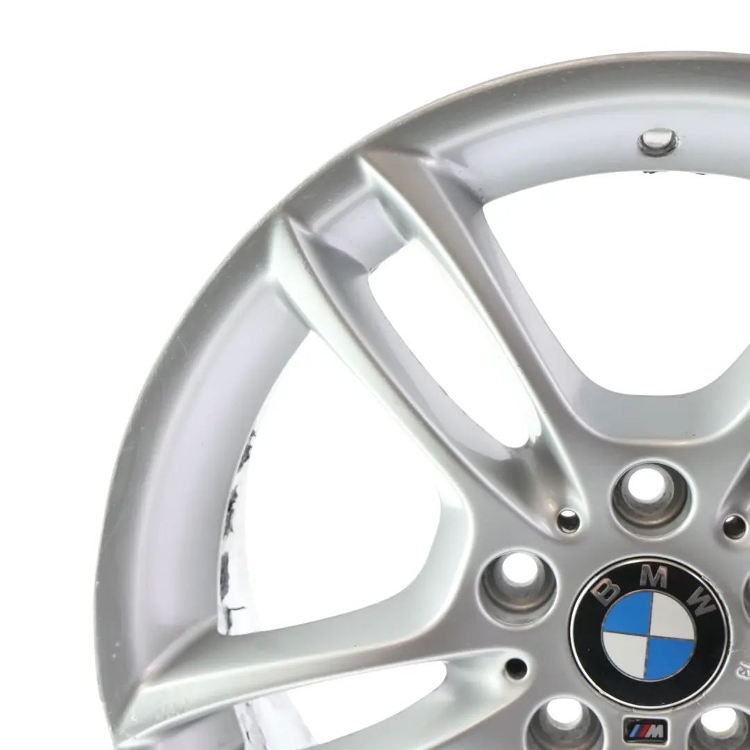 Silber Vorne Felge Alufelge 18" M Doppelspeiche 261 7,5J für BMW E81 E87 mit Teilenummer 7891050 BMW E81 E87 Silber Vorne Felge Alufelge 18" M Doppelspeiche 261 7,5J - SKU 7891050-1 - Teilenummer 7891050