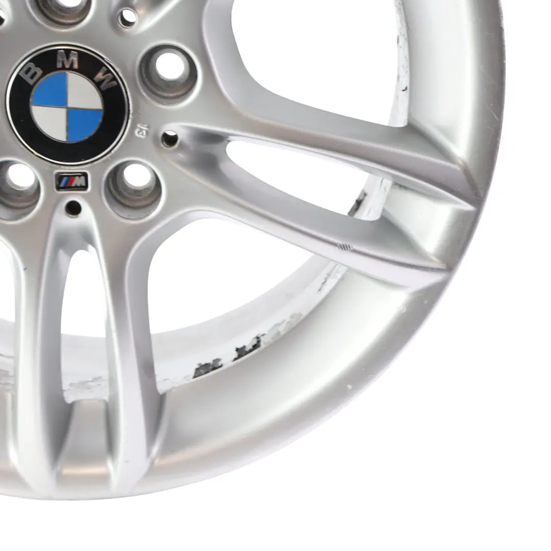 Front Alloy Wheel Rim 18" M Double Spoke 261 7,5J to BMW E81 E87 Silver with Part number 7891050 BMW E81 E87 Silver Front Alloy Wheel Rim 18" M Double Spoke 261 7,5J - SKU 7891050-1 - Part number 7891050