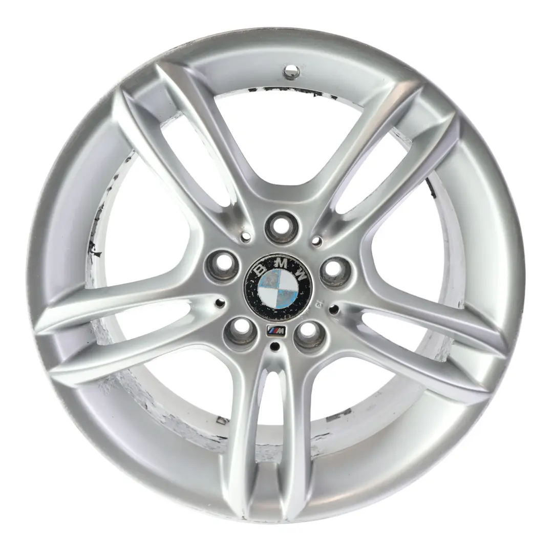 Argento Cerchio Anteriore In Lega 18" 7,5J Doppie Razze 261 per BMW E81 E87 con numero di parte 7891050 BMW E81 E87 Argento Cerchio Anteriore In Lega 18" 7,5J Doppie Razze 261 - SKU 7891050-2 - Numero di parte 7891050