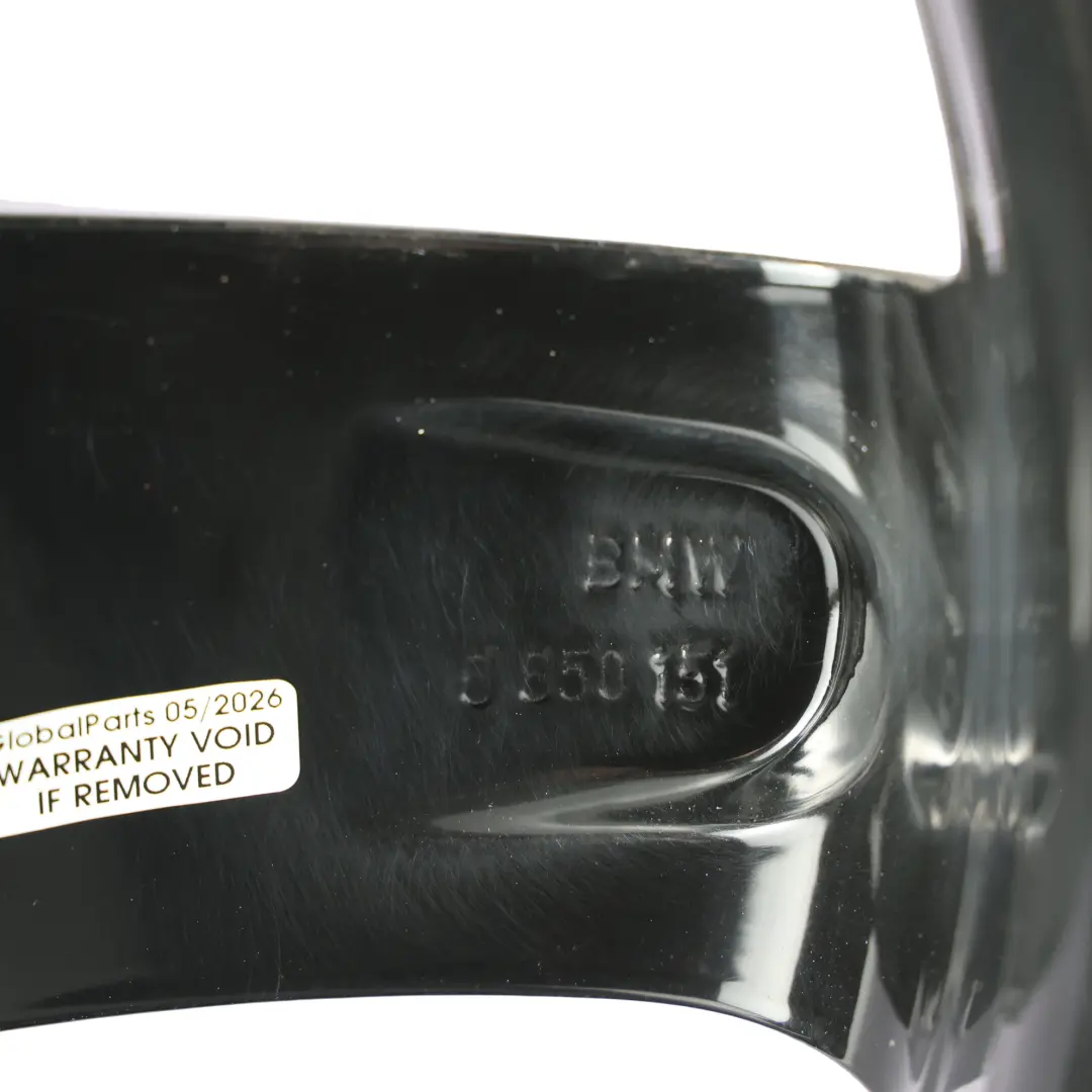  LlantaBMW E81 E82 E87 Aleacion Trasera Negra 18" M Doble Radio 261 8,5J - SKU 7891051-4 - Número de pieza 7891051