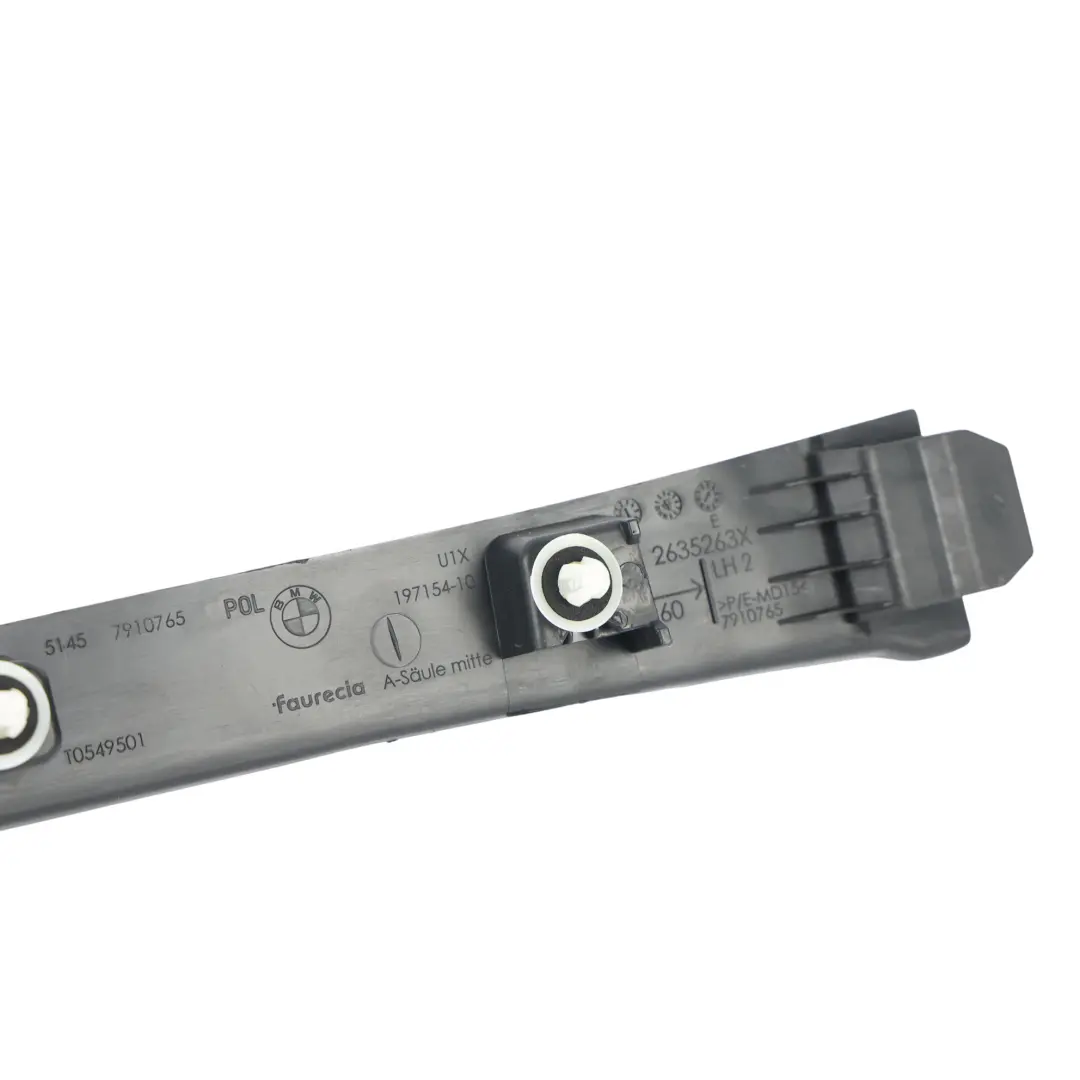 BMW X2 U10 X1 U11 Moldura Cubierta Salpicadero Pilar A Izquierda - SKU 7910765 - Número de pieza 7910765