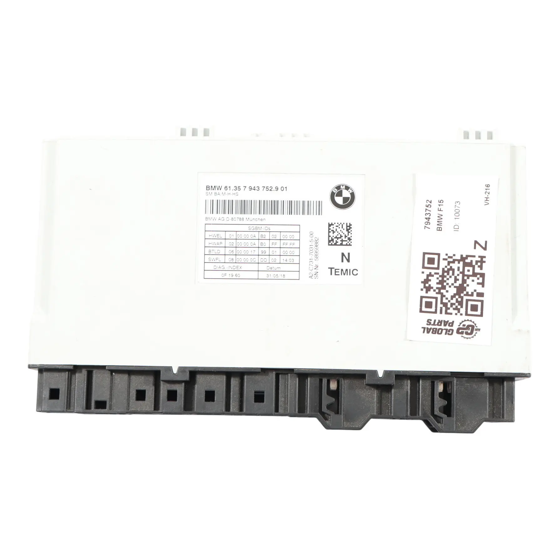BMW X5 F15 F20 F21 F22 F23 F30 F45 F46 Elektrisch Sitz Steuergerät 7943752