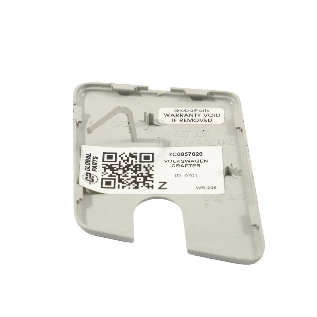 Copertura Coprisole Grigio Perla Destro 7C085702 per Volkswagen Crafter Tr con numero di parte 7C0857020 Volkswagen Crafter Tr Copertura Coprisole Grigio Perla Destro 7C085702 - SKU 7C0857020 - Numero di parte 7C0857020