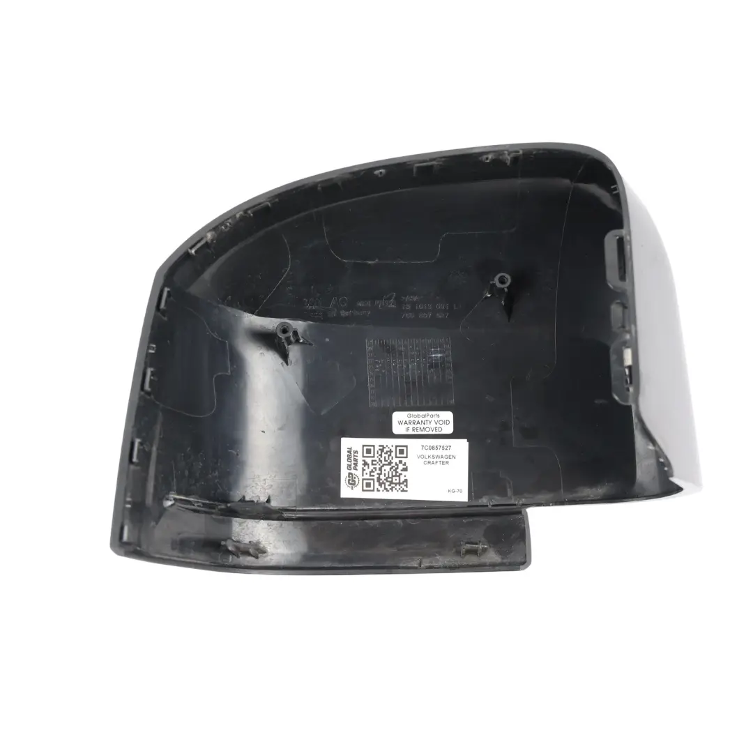 Wing Mirror Cover Cap Left N/S Satin Black to VW Volkswagen Crafter Sy with Part number 7C0857527 VW Volkswagen Crafter Sy Wing Mirror Cover Cap Left N/S Satin Black - SKU 7C0857527 - Part number 7C0857527