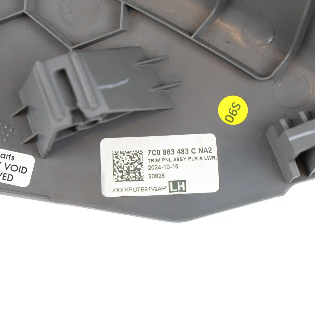 Volkswagen Crafter SY Rivestimento Montante A Sinistro Grigio - SKU 7C0863483C - Numero di parte 7C0863483C