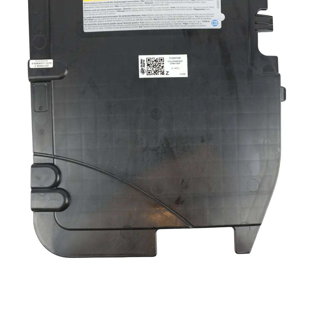 Volkswagen Crafter SY SC SZ Tapa Caja Batería Panel Embellecedor - SKU 7C0907300 - Número de pieza 7C0907300