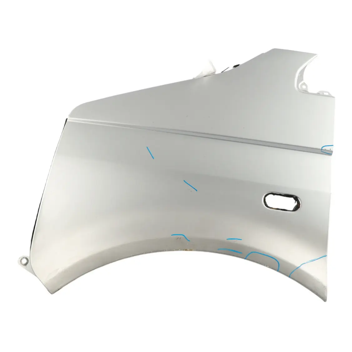 VW Transporter T5 Side Panel Front Left N/S Wing Fender Silver Metallic A7W