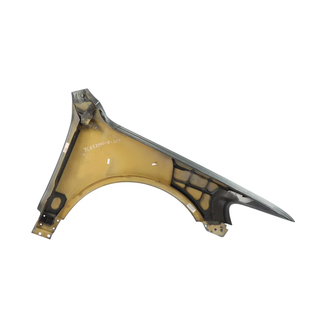 VW Touareg 7L Panel Lateral Delantero Izquierdo Guardabarros Offroad Gris - D7U - SKU 7L6821101K-OFF - Número de pieza 7L6821101K
