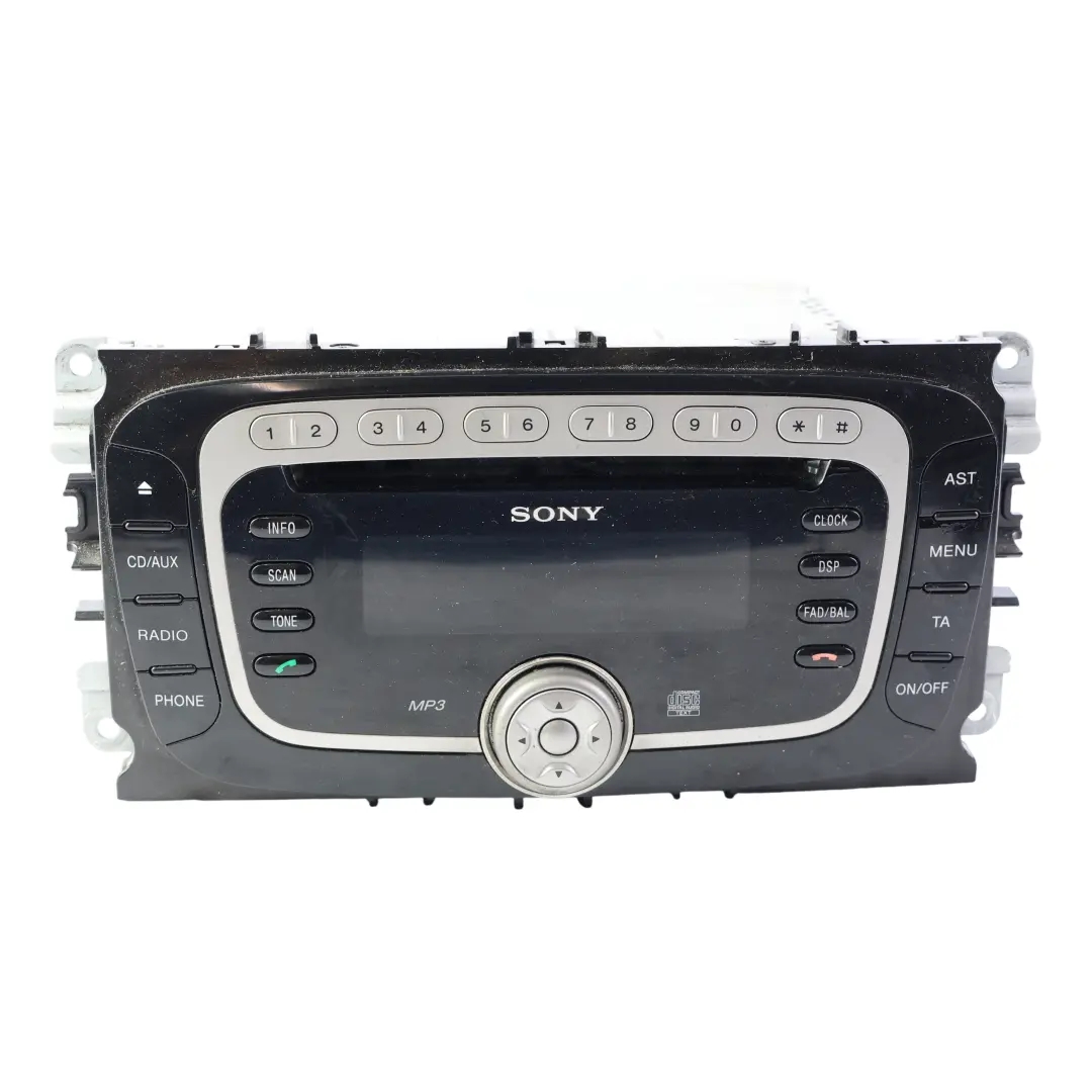 Ford Focus MK2 Sony Stereo Radio CD Player Kopfeinheit - SKU 7M5T-18C939-EB - Teilenummer 7M5T-18C939-EB