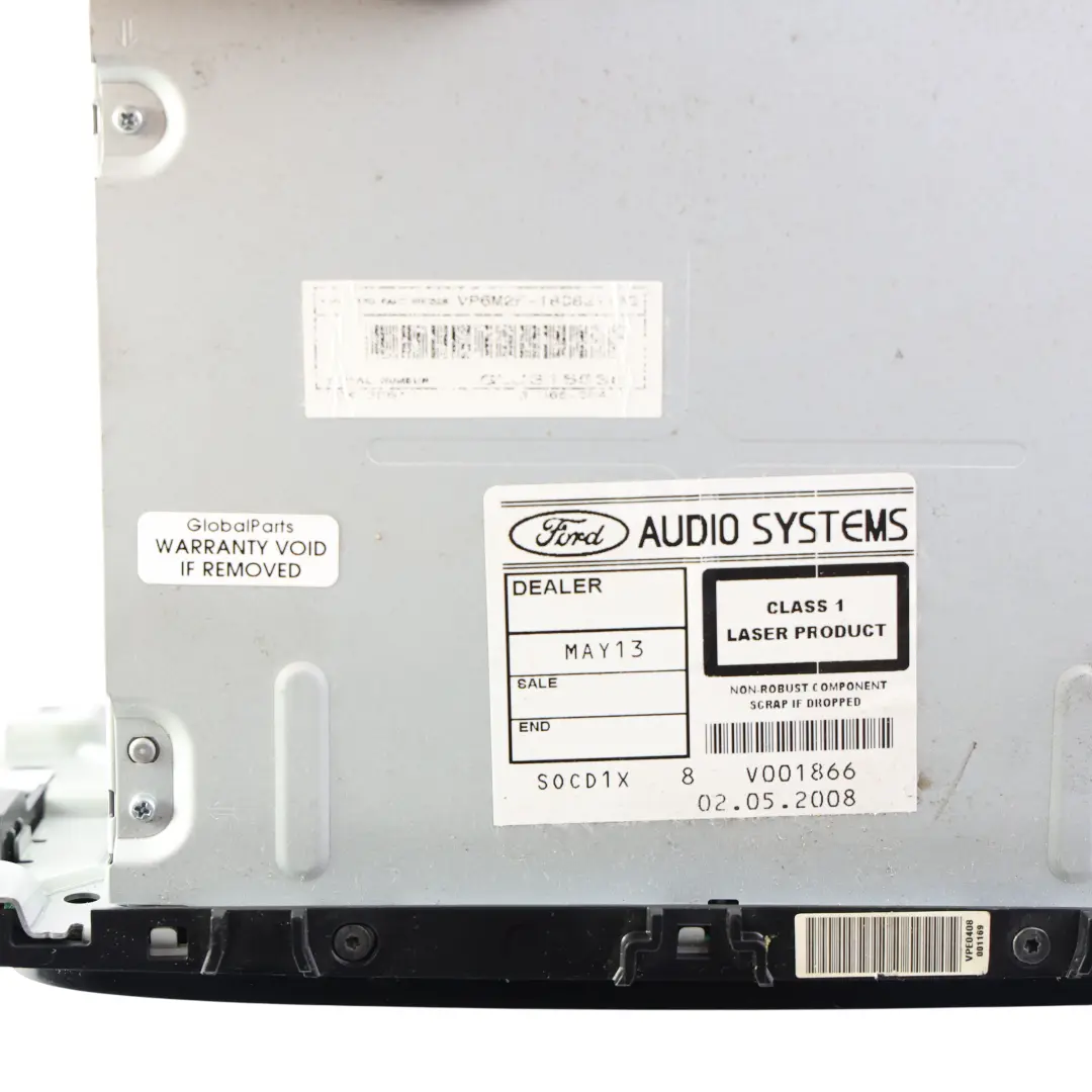 Ford Focus MK2 Sony Stereo Radio CD Player Kopfeinheit - SKU 7M5T-18C939-EB - Teilenummer 7M5T-18C939-EB