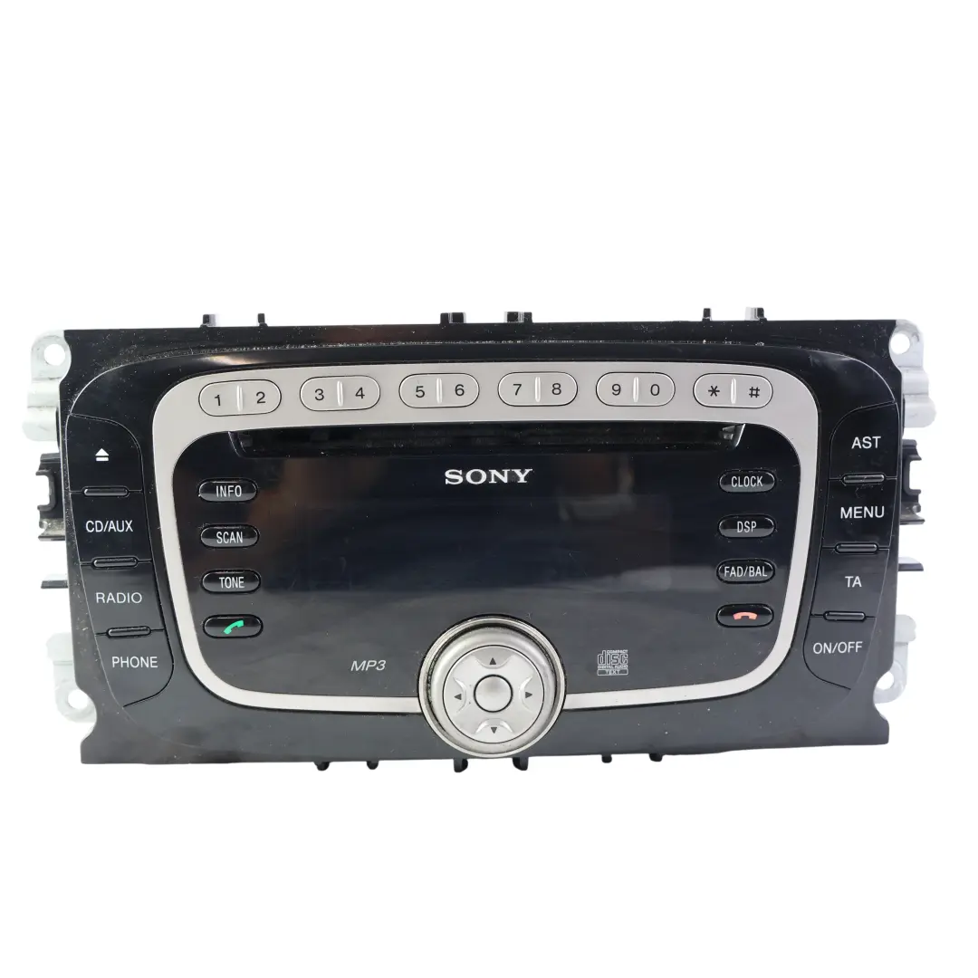 Ford Focus MK2 Sony Stereo Radio CD Player Kopfeinheit - SKU 7M5T-18C939-EB - Teilenummer 7M5T-18C939-EB