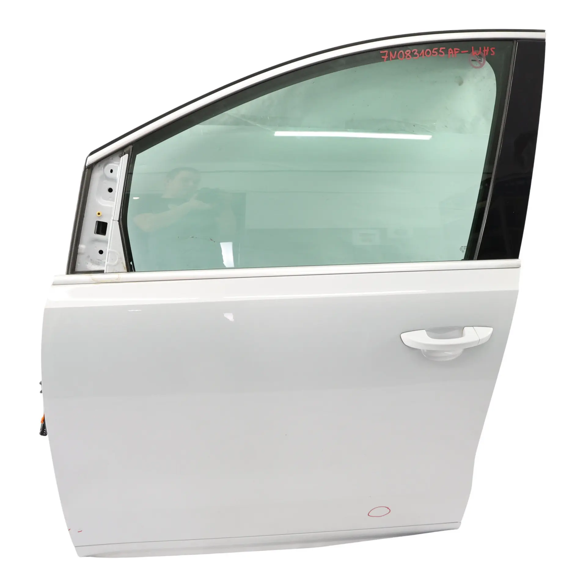 Seat Alhambra 7n Door Front Left N/S White Silver B9Z 7N0831055AF