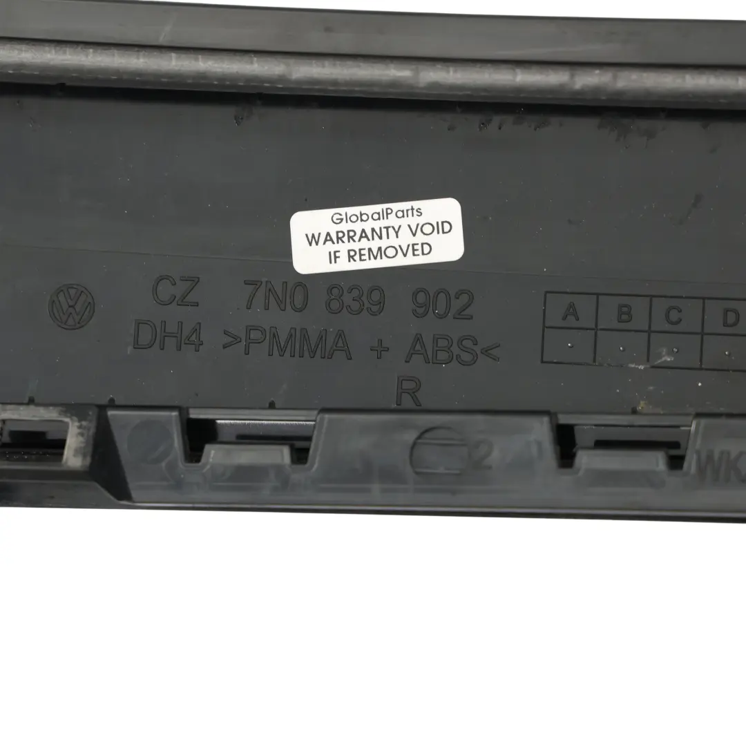7N Modanatura Pannello Porta Anteriore Destra per Seat Alhambra VW Sharan con numero di parte 7N0839902D Seat Alhambra VW Sharan 7N Modanatura Pannello Porta Anteriore Destra - SKU 7N0839902D - Numero di parte 7N0839902D