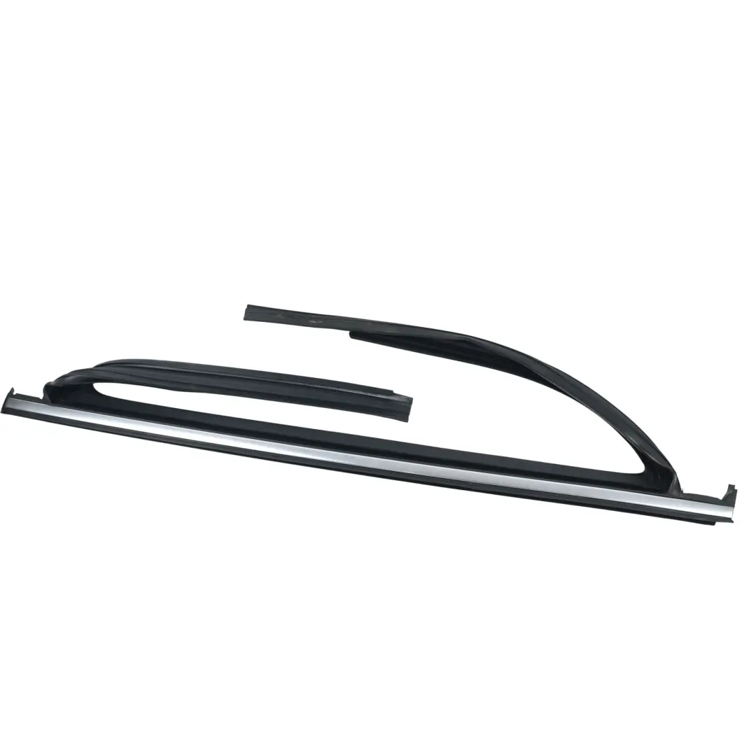 Seat Alhambra 7N Window Trim Cover Door Rear Right O/S Finisher Guide Silver - SKU 7N0843344M - Part number 7N0843344M