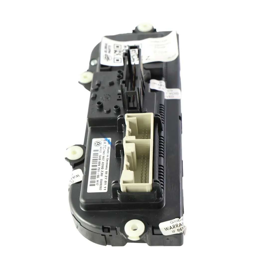 Volkswagen Passat B7 Sharan 7N Interrupteur Climatisation A/C - SKU 7N0907426Q - Numéro de pièce 7N0907426Q