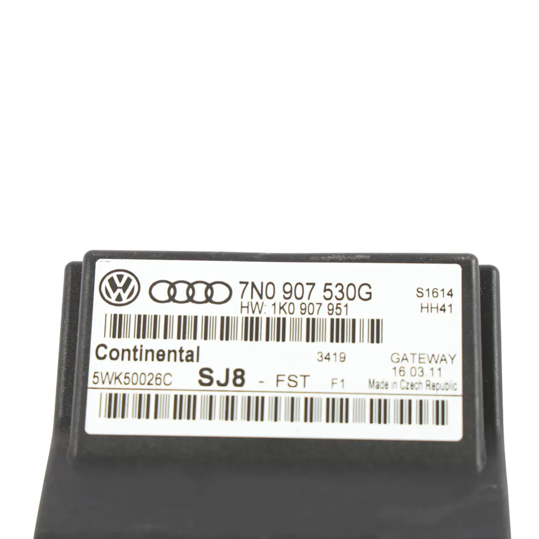 Volkswagen Passat B7 Moduł Sterownik Gateway ECU - SKU 7N0907530G - Numer Części 7N0907530G