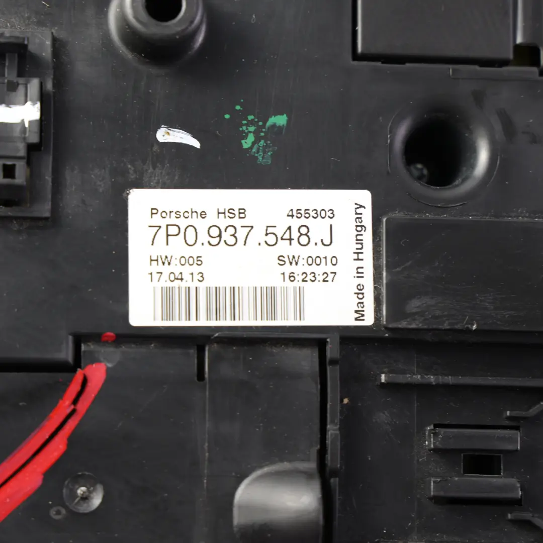 Porsche Cayenne 92A Sicherungskasten Modul Hybrid - SKU 7P0937548J - Teilenummer 7P0937548J