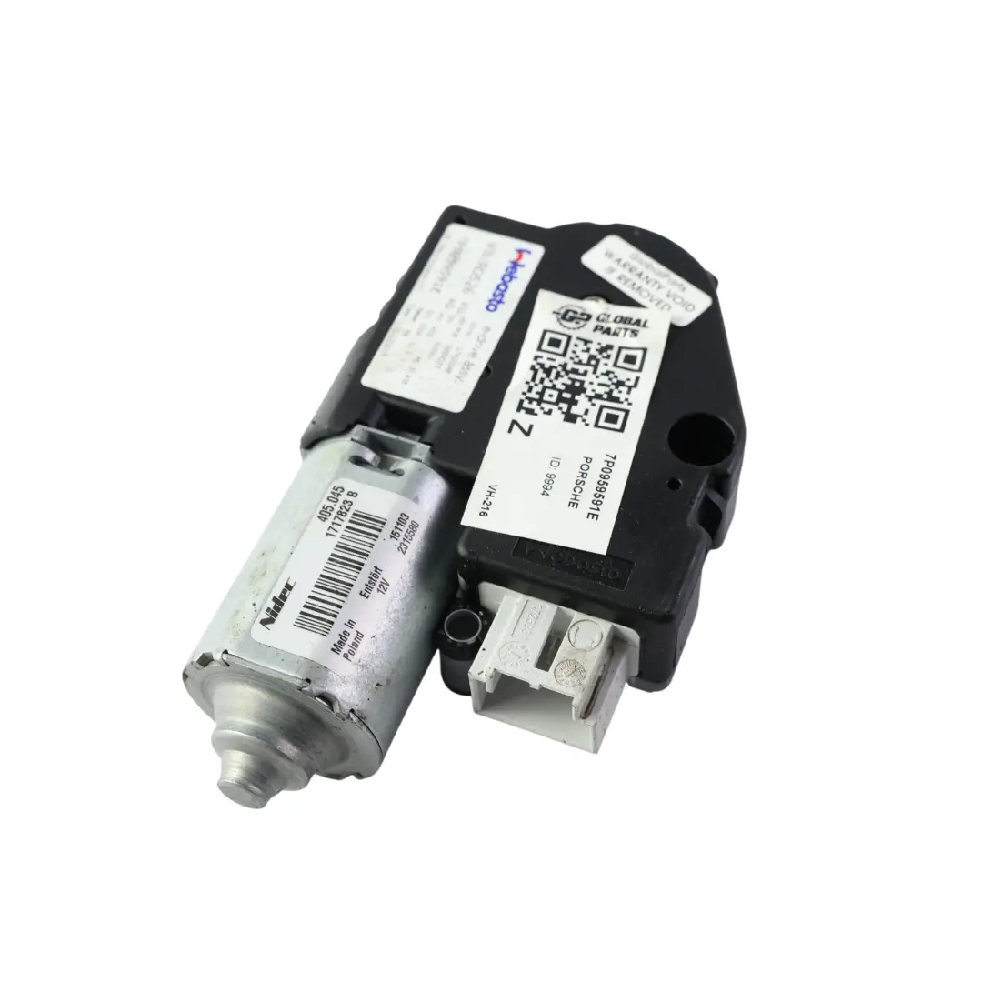 Moteur Régulateur Toit Ouvrant Panoramique pour Porsche Cayenne 92A à propos du numéro de pièce 7P0959591E Porsche Cayenne 92A Moteur Régulateur Toit Ouvrant Panoramique - SKU 7P0959591E - Numéro de pièce 7P0959591E