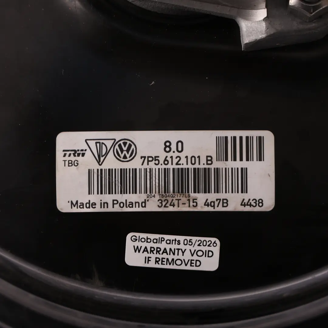 7P Brake Servo Master Cylinder to Porsche Cayenne 92A VW Touareg with Part number 7P5612101B Porsche Cayenne 92A VW Touareg 7P Brake Servo Master Cylinder - SKU 7P5612101B - Part number 7P5612101B