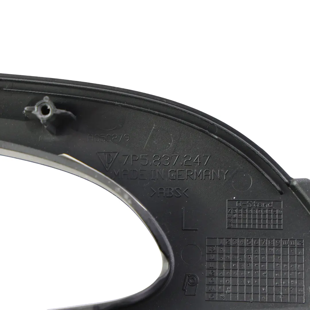Porsche Cayenne 92A Moldura Tirador Tarjeta Puerta Delantera Izquierda - SKU 7P5837247 - Número de pieza 7P5837247
